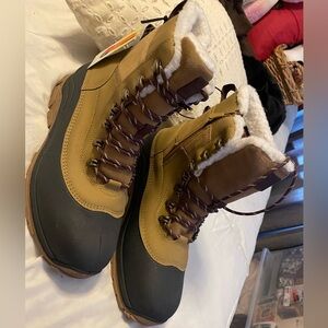 Target Tan and Black Waterproof Boots men/women